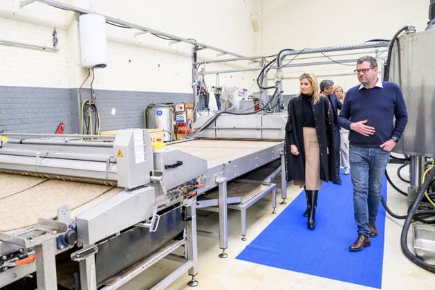 Arnhem, The Netherlands, 2026-04-21 14:21:06 ARNHEM, 21-04-2026, Cleantech Park. Queen Maxima visits Cleantech Park Arnhem. Arnhem has been named SME City 2026 by the business association MKB-Nederland. Every year, MKB-Nederland awards this title to a city or region that demonstrates it stands alongside entrepreneurs, actively works towards an attractive business climate, supports collaboration with entrepreneurs, and offers space for innovation, growth, and networking. PHOTO: NLBeeld Patrick van Emst Credit: NL Beeld Patrick van Emst Copyright: xx x