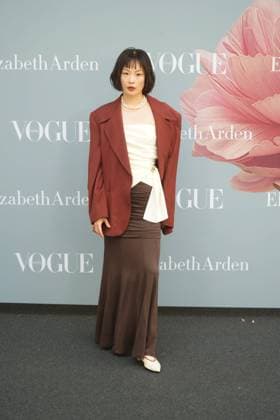 Chacha Huang at photocall for premiere perfum Eternal Aura in Madrid on Tuesday, 21 April 2026. Cordon Press 