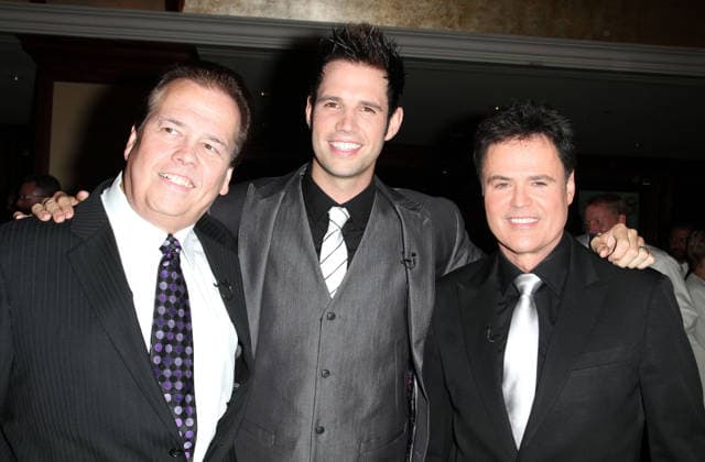**FILE PHOTO** Alan Osmond Has Passed Away. 27 September 2010 - Century City, CA - Alan Osmond, David Osmond and Donny Osmond. The National Multiple Sclerosis Society s 36th Annual Dinner of Champions held at the Hyatt Regency Plazza Hotel. Photo Copyright: xAdMedia MediaPunchx