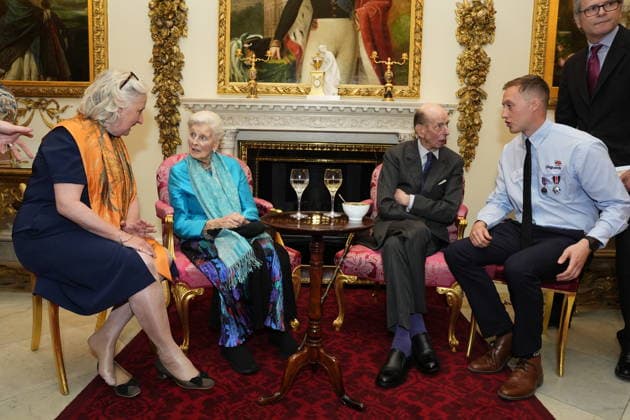 Members of the Royal Family host a reception to celebrate the life and legacy of Queen Elizabeth II The King and Queen, together with Members of the Royal Family, host a reception to celebrate the life and legacy of Queen Elizabeth II, at Buckingham Palace, London, UK, on the 21st April 2026. Picture by Aaron Chown WPA-Pool London Buckingham Palace London United Kingdom  WHA-0816