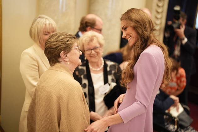 Members of the Royal Family host a reception to celebrate the life and legacy of Queen Elizabeth II The King and Queen, together with Members of the Royal Family, host a reception to celebrate the life and legacy of Queen Elizabeth II, at Buckingham Palace, London, UK, on the 21st April 2026. Picture by Aaron Chown WPA-Pool London Buckingham Palace London United Kingdom  WHA-0816