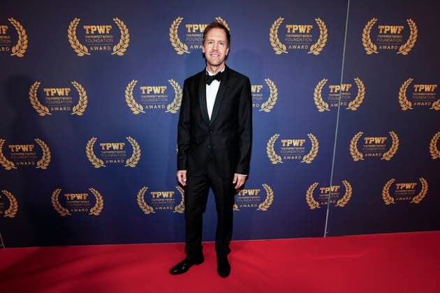 GOTHENBURG, SWEDEN 20260421 Sebastian Vettel arrives at The Perfect World Foundation Award gala at the Gothenburg Stock Exchange GOTHENBURG SWEDEN x9200x  Copyright: xBjörnxLarssonxRosvall TTx THE PERFECT WORLD FOUNDATION AWARD 2026 rFv8RKZHXkI