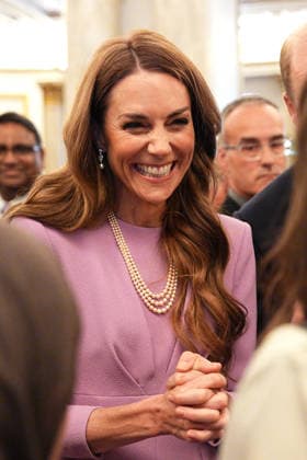 . 21 04 2026. London, United Kingdom. Kate Middleton, the Princess of Wales, at a reception at Buckingham Palace in London, to celebrate the100th anniversary of the birth of Queen Elizabeth II.  xi-Imagesx xPoolx IIM-26717-0061