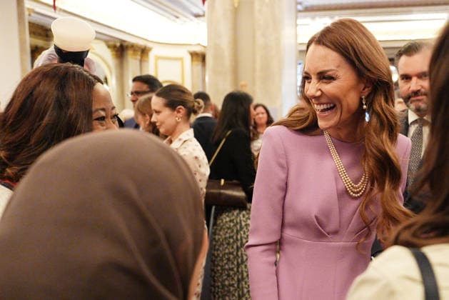 . 21 04 2026. London, United Kingdom. Kate Middleton, the Princess of Wales, at a reception at Buckingham Palace in London, to celebrate the100th anniversary of the birth of Queen Elizabeth II.  xi-Imagesx xPoolx IIM-26717-0063