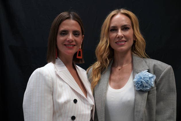 (R-L) Kira Miro and Macarena Gomez, at the Photocall of the film, ¿Como hemos llegado a esto? . April 21, 2026 in Madrid, Spain.( ALTERPHOTOS S.Villarroel) (20260421401)