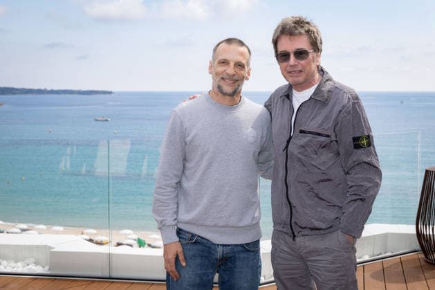 2nd World AI Film Festival - Photocall - Cannes Mathieu Kassovitz and Jean-Michel Jarre attend the photocall of the 2nd World AI Film Festival (WAIFF) at the Marriott hotel in Cannes. France on April 21, 2026. Photo by Shootpix ABACAPRESS.COM Cannes France  Copyright: xShootpix ABACAx