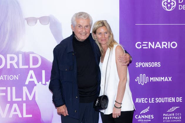 2nd World AI Film Festival Opening ceremony photocall - Cannes Claude Lelouch and daughter Sarah Lelouch attend the 2nd World AI Film Festival (WAIFF) opening ceremony photocall at the Palais des Festivals in Cannes, France on April 21, 2026. Photo by Shootpix ABACAPRESS.COM Cannes France  Copyright: xShootpix ABACAx