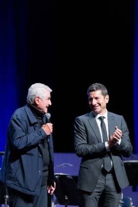2nd World AI Film Festival Opening Ceremony - Cannes Claude Lelouch with his Honorary Prize, David Lisnard attend the 2nd World AI Film Festival (WAIFF) opening ceremony at the Palais des Festivals in Cannes. France on April 21, 2026. Photo by Shootpix ABACAPRESS.COM Cannes France  Copyright: xShootpix ABACAx