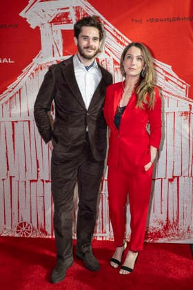 April 21, 2026, New York, New York, USA: ADAM NAGLE and TARA CASSANDRO attend the Animal Farm Premiere at Regal Theater in New York. 21 April 2026 New York USA  - ZUMAa265 20260421_zep_a265_012 Copyright: xEricxAcquayex