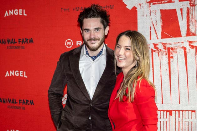 April 21, 2026, New York, New York, USA: ADAM NAGLE and TARA CASSANDRO attend the Animal Farm Premiere at Regal Theater in New York. 21 April 2026 New York USA  - ZUMAa265 20260421_zep_a265_015 Copyright: xEricxAcquayex