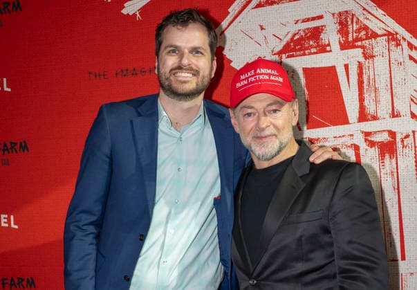 April 21, 2026, New York, New York, USA: ANDY SERKIS and JORDAN HARMON attend the Animal Farm Premiere at Regal Theater in New York. 21 April 2026 New York USA  - ZUMAa265 20260421_zep_a265_047 Copyright: xEricxAcquayex