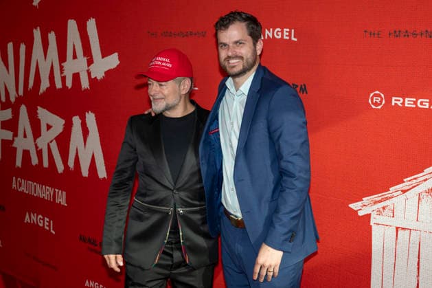 April 21, 2026, New York, New York, USA: ANDY SERKIS and JORDAN HARMON attend the Animal Farm Premiere at Regal Theater in New York. 21 April 2026 New York USA  - ZUMAa265 20260421_zep_a265_050 Copyright: xEricxAcquayex