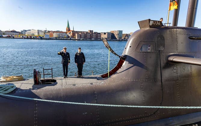 RECORD DATE NOT STATED Defence Minister Rajnath Singh during his visit at the TKMS group shipyard, in Kiel Kiel Germany , Apr 22 (ANI): Defence Minister Rajnath Singh during his visit at the TKMS group shipyard, in Kiel on Wednesday. (@rajnathsingh X ANI Photo) Kiel Kiel Copyright: xANIx ANI_20260422425