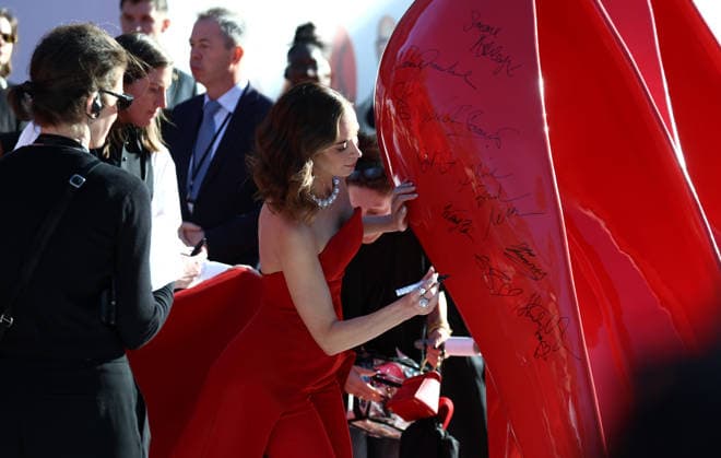 European premiere of The Devil Wears Prada 2 at Vue and Cineworld, Leiceser Square, London, UK Emily Blunt attends European premiere of The Devil Wears Prada 2 at Vue and Cineworld in London, England on the 22nd April 2026. London Vue and Cineworld UK Copyright: xFredxDuvalx