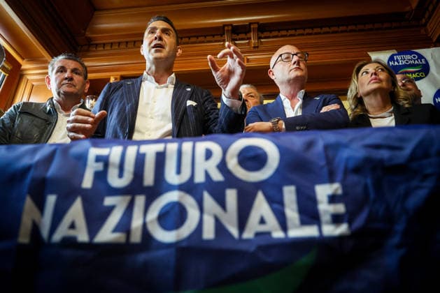 Naples, April 22, 2026: Inauguration of the Futuro Nazionale headquarters at the business center with General Roberto Vannacci (NeaPhoto Alessandro Garofalo)  Copyright: xnapolipressx xipa-agency.netx xnapolipressx IPA_Agency_IPA74143589