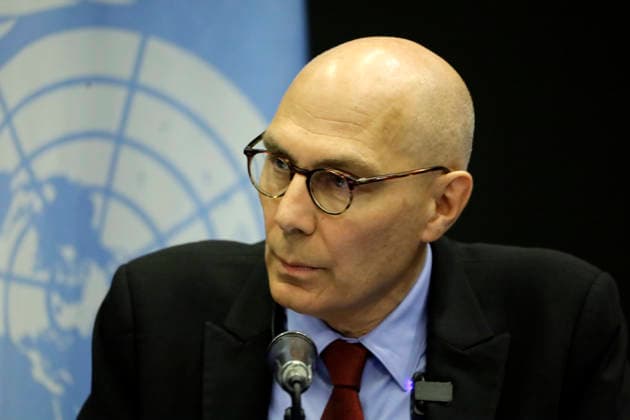 UN High Commissioner for Human Rights Volker Türk Visits Mexico UN High Commissioner for Human Rights Volker Turk speaks during press conference as part of his working visit to Mexico at the Spain-Mexico Cultural center. on April 22, 2026, in Mexico City, Mexico. (Photo by Luis Barron Eyepix Group) Copyright: xLuisxBarronx xEyepixxGroupx LB_22042026_181362