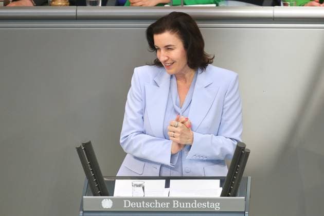 Berlin, Deutschland, 22.04.2026: Deutscher Bundestag: 73. Bundestagssitzung: Bundesministerin für Forschung, Technologie und Raumfahrt Dorothee Bär (CSU) *** Berlin, Germany, 22 04 2026 German Bundestag 73 Bundestag session Federal Minister of Research, Technology and Space Dorothee Bär CSU Copyright: xdtsxNachrichtenagenturx dts_116242