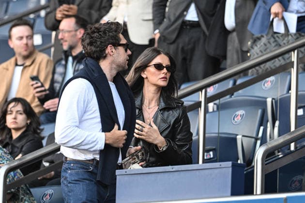 Niall Horen At Parc des Princes - Paris former member of the band One Direction Niall Horen and his girlfriend Amelia Woolley attending the soccer match between PSG and Nantes in Paris, France on April 22, 2026. Photo by Florian Poitout ABACAPRESS.COM Paris France  Copyright: xPoitoutxFlorian ABACAx