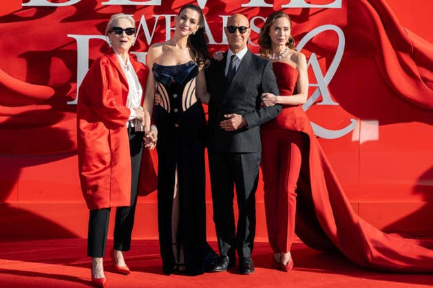 The Devil Wears Prada 2 European Premiere - Arrivals (L-R) Meryl Streep, Anne Hathaway, Stanley Tucci and Emily Blunt attend The Devil Wears Prada 2 European Premiere inside Leicester Square on April 22, 2026 in London, England, Credit:Lounis Tiar Avalon United Kingdom, London, Leicester Square  Copyright: xLounisxTiarx xAvalonx 1093647817