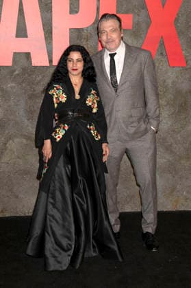 Emel Mathlouthi und Holt McCallany bei der Premiere des Netflix-Films Apex im Paris Theatre. New York, 22.04.2026