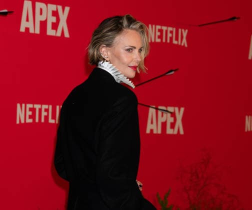 Arrivals for the New York premiere of Netflix s Apex at the Plaza Hotel Featuring: Charlize Theron Where: New York, United States When: 22 Apr 2026 Credit: Janet Mayer INSTARimages.com EDITORIAL USE ONLY. NOT FOR USE BY NEWSPAPERS BASED IN THE UK. Copyright: xx instar55637179