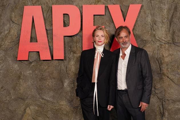Charlize Theron, Baltasar KormÃ¡kur at arrivals for APEX Premiere, The Paris Theater, New York, NY, April 22, 2026. Photo By: Kristin Callahan Everett Collection APEX Premiere PUBLICATIONXNOTxINxCANxCHNxFRAxITAxJPNxNORxPOLxRUSxESPxUKxUSA