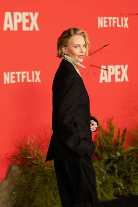 Charlize Theron at arrivals for APEX Premiere, The Paris Theater, New York, NY, April 22, 2026. Photo By: Kristin Callahan Everett Collection APEX Premiere PUBLICATIONXNOTxINxCANxCHNxFRAxITAxJPNxNORxPOLxRUSxESPxUKxUSA
