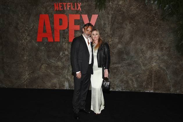 Baltasar KormÃ¡kur, Sunneva Ãsa Weisshappel at arrivals for APEX Premiere, The Paris Theater, New York, NY, April 22, 2026. Photo By: Kristin Callahan Everett Collection APEX Premiere PUBLICATIONXNOTxINxCANxCHNxFRAxITAxJPNxNORxPOLxRUSxESPxUKxUSA