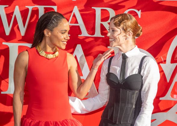 Alex Scott and Jess Glynne attends The Devil Wears Prada 2 European Premiere in London, England. UK. Wednesday 23rd April 2026. Copyright: xJamesxWarrenx ae75e347