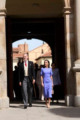 Spanish Royals Attend Cervantes Awards Ceremony to Gonzalo Celorio King Felipe VI of Spain, Queen Letizia of Spain, Isabel Diaz Ayuso, President of Madrid attends Cervantes Awards Ceremony to Gonzalo Celorio at Alcala University on April 23, 2026 in Alcala de Henares, Spain Photo by IMAGO MPG Alcala de Henares Alcala University Madrid Spain  Copyright: xMPGx