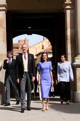 Spanish Royals Attend Cervantes Awards Ceremony to Gonzalo Celorio King Felipe VI of Spain, Queen Letizia of Spain, Isabel Diaz Ayuso, President of Madrid attends Cervantes Awards Ceremony to Gonzalo Celorio at Alcala University on April 23, 2026 in Alcala de Henares, Spain Photo by IMAGO MPG Alcala de Henares Alcala University Madrid Spain  Copyright: xMPGx