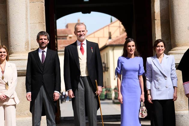 Spanish Royals Attend Cervantes Awards Ceremony to Gonzalo Celorio King Felipe VI of Spain, Queen Letizia of Spain, Isabel Diaz Ayuso, President of Madrid attends Cervantes Awards Ceremony to Gonzalo Celorio at Alcala University on April 23, 2026 in Alcala de Henares, Spain Photo by IMAGO MPG Alcala de Henares Alcala University Madrid Spain  Copyright: xMPGx