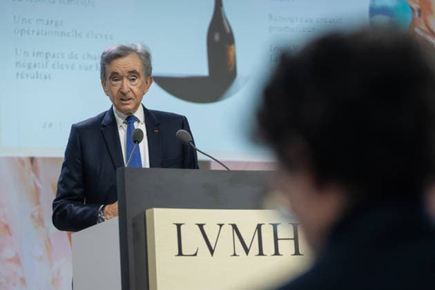 Annual general meeting of the world s leading luxury group LVMH Aurelien Morissard MAXPPP PARIS 23 04 2026 LVMH chairman and CEO Bernard Arnault addresses a speech during the annual general meeting of the world s leading luxury group LVMH in Paris on April 23, 2026 Aurelien Morissard MAXPPP PARIS FRANCE  Copyright: xMAXPPPxAurelienxMorissardx xMAXPPPx MOR202604233031 MOR202604233031