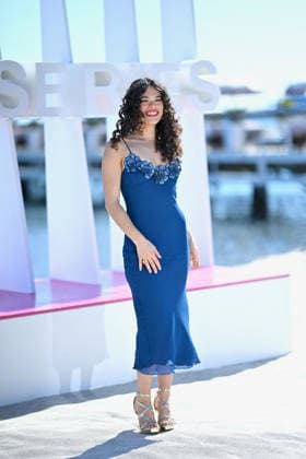 p tain De Soiree Photocall - The 9th Cannes Series International Festival. FC CANNES, FRANCE - APRIL 23 Amalia Blasco attends the P tain De Soiree Photocall at the 9th Cannes Series International Festival at Plage Du Majestic on April 23, 2026 in Cannes, France.. Photo by Franck Castel ABACAPRESS.COM Cannes France  Copyright: xCastelxFranck ABACAx