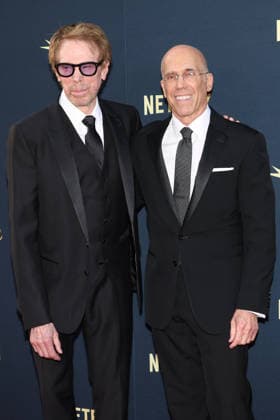 April 23, 2026, Los Angeles, Ca, USA: LOS ANGELES - APR 18: Jerry Bruckheimer, Jeffrey Katzenberg at the AFI Lifetime Achievement Award: A Tribute Celebrating Eddie Murphy at the Dolby Theater on April 18, 2026 in Los Angeles, CA Los Angeles USA  - ZUMAnc22 20260423_zaa_nc22_207 Copyright: xKathyxHutchinsx