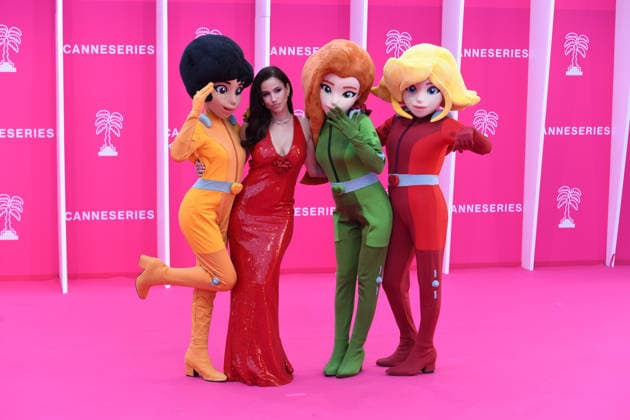 Opening Pink Carpet - The 9th Cannes Series International Festival in Cannes - 23 Apr 2026 Gaëlle Garcia Diaz, and Totally Spies attend the Opening Pink Carpet at the 9th Cannes Series International Festival. Opening Pink Carpet Canneserie- The 9th Cannes Series International Festival Cannes France Copyright: xGianluigixJoriox xSOPAxImagesx GJorio_23,Pink Carpet_Cannes_23357