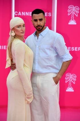 April 23, 2026, Cannes, France: Melissa Thiebaut,and Yanis Boumjri attend the Opening Pink Carpet at the 9th Cannes Series International Festival. Opening Pink Carpet Canneserie- The 9th Cannes Series International Festival Cannes France  - ZUMAs197 20260423_aaa_s197_078 Copyright: xGianluigixJoriox