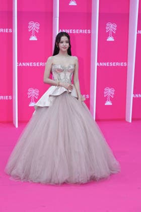 April 23, 2026, Cannes, France: Kim Jisoo attends the Opening Pink Carpet at the 9th Cannes Series International Festival. Opening Pink Carpet Canneserie- The 9th Cannes Series International Festival Cannes France  - ZUMAs197 20260423_aaa_s197_083 Copyright: xGianluigixJoriox