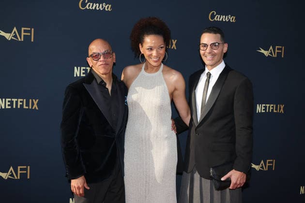 April 23, 2026, Los Angeles, California, USA: LOS ANGELES - APR 18: Rickey Minor, Rachel Minor, Guest at the AFI Lifetime Achievement Award: A Tribute Celebrating Eddie Murphy at the Dolby Theater on April 18, 2026 in Los Angeles, CA Los Angeles USA  - ZUMAb170 20260423_aap_b170_161 Copyright: xKayxBlakex