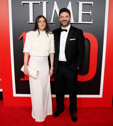 Lauren Ratner and Michael D. Ratner arrive on the red carpet at the 2026 TIME 100 Gala at Frederick P. Rose Hall, Home of Jazz at Lincoln Center, in New York City on Thursday, April 23, 2025.  NYP20260423334 JOHNxANGELILLO