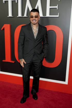2026 Time 100 Gala celebrating the list of the 100 Most Influential People in the World, held at Frederick P.Rose Hall, home of Jazz at Lincoln Center Featuring: Rauw Alejandro Where: New York, New York, United States When: 23 Apr 2026 Credit: Jennifer Graylock INSTARimages EDITORIAL USE ONLY. NOT FOR USE BY NEWSPAPERS BASED IN THE UK. Copyright: xx instar55640426