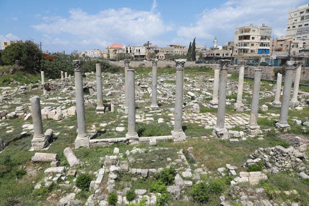 Historic artifacts damaged in Israeli attack on Tyre TYRE, LEBANON - APRIL 20: A view of the historical artifacts, listed as a UNESCO World Heritage Site since 1984, after they were damaged in an Israeli attack targeting a house in Tyre, Lebanon on April 20, 2026. Artifacts unearthed from beneath the ground and historical structures in the site known as Al-Bass were damaged after a house within the protected historical area was hit. Muhammed Emin Canik Anadolu Tyre Lebanon. Editorial use only. Please get in touch for any other usage.  Copyright: x2026xAnadoluxMuhammedxEminxCanikx