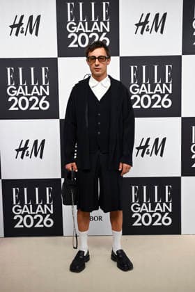 STOCKHOLM, SWEDEN 20260424 Daniel Adams Ray arrives at the Elle Gala at the Grand Hotel on Friday STOCKHOLM SWEDEN x10080x  Copyright: xFredrikxSandberg TTx ELLE GALAN 2026 dQoCMJJ24ec