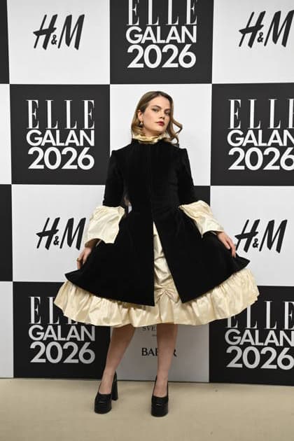 STOCKHOLM, SWEDEN 20260424 Alva Bratt arrives at the Elle gala at the Grand Hotel on Friday STOCKHOLM SWEDEN x10080x  Copyright: xFredrikxSandberg TTx ELLE GALAN 2026 m3sA0blZUm0