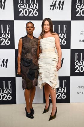 STOCKHOLM, SWEDEN 20260424 Lili Assefa and company arrive at the Elle gala at the Grand Hotel on Friday STOCKHOLM SWEDEN x10080x  Copyright: xFredrikxSandberg TTx ELLE GALAN 2026 sk59LSpjZ_s