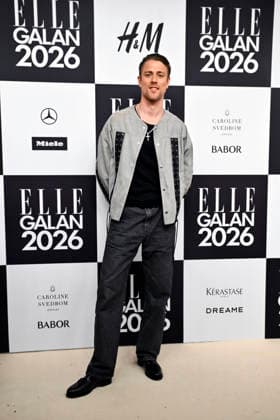 STOCKHOLM, SWEDEN 20260424 Christian Fandango arrives at the Elle gala at the Grand Hotel on Friday STOCKHOLM SWEDEN x10080x  Copyright: xFredrikxSandberg TTx ELLE GALAN 2026 LebePFvyV0k