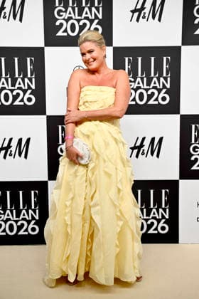 STOCKHOLM, SWEDEN 20260424 Vendela Kirsebom arrives at the Elle gala at the Grand Hotel on Friday STOCKHOLM SWEDEN x10080x  Copyright: xFredrikxSandberg TTx ELLE GALAN 2026 hvzR52yo9UQ