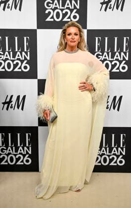 STOCKHOLM, SWEDEN 20260424 Carolina Gynning arrives at the Elle gala at the Grand Hotel on Friday STOCKHOLM SWEDEN x10080x  Copyright: xFredrikxSandberg TTx ELLE GALAN 2026 _lDyeqmyDsQ