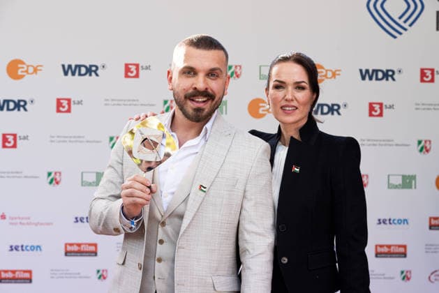 Edin Hasanovic, Melika Foroutan, Grimme-Preis 2026: Prominenz und starke Bilder von der Gala in Marl 7aIMG: 0555521 Grimme-Preis 2026: Prominenz und starke Bilder von der Gala in MarlNordrhein-Westfalen, Marl, Deutschland Copyright: 7aktuell.dex xMarcxGruber 0555521 20260424_7a_grimme26_555521
