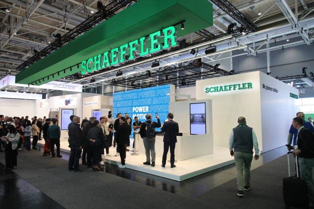 Schaeffler Messestand, auf der Hannnover Messe 2026. Hannover, 22.04.2026 *** Schaeffler exhibition stand, at the Hanover Fair 2026 Hanover, 22 04 2026 Copyright: xAgenturxMatthiasxWehnertx xM.xGränzdörferx